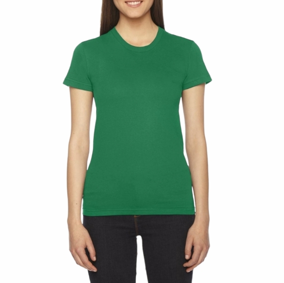 ❤ 4 for $25 ❤ #B America Apparel Green Tee Shirt - Picture 4 of 6